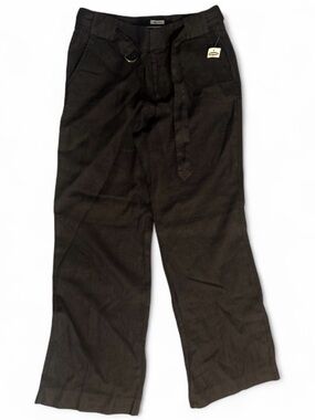 Old Navy Black Wide-Leg Chinos with D-Ring Fabric Belt
